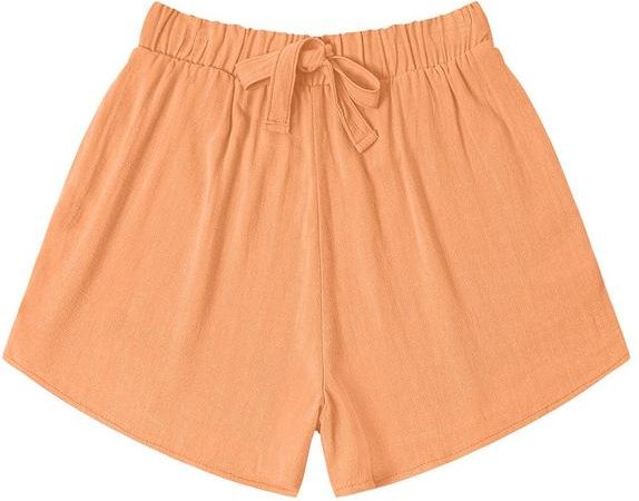 Imagem principal Shorts Feminino em Linho Laranja Endless Endless
