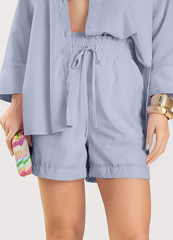 Imagem principal Shorts Feminino Listrado Azul Dianna Dianna