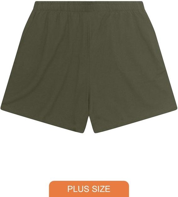 Imagem principal Shorts Feminino Plus Size com Bolsos Verde Secret Glam Secret Glam