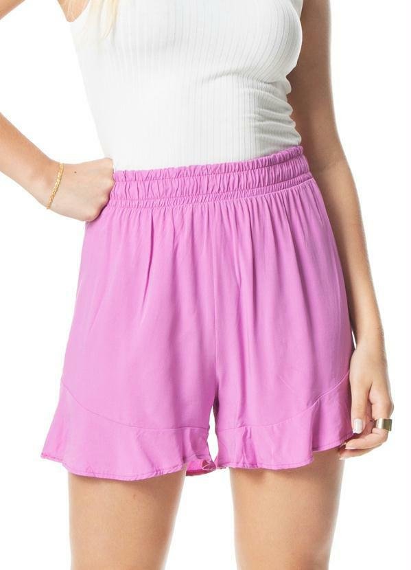 Imagem principal Shorts Feminino Viscose Roxo Rovitex Rovitex