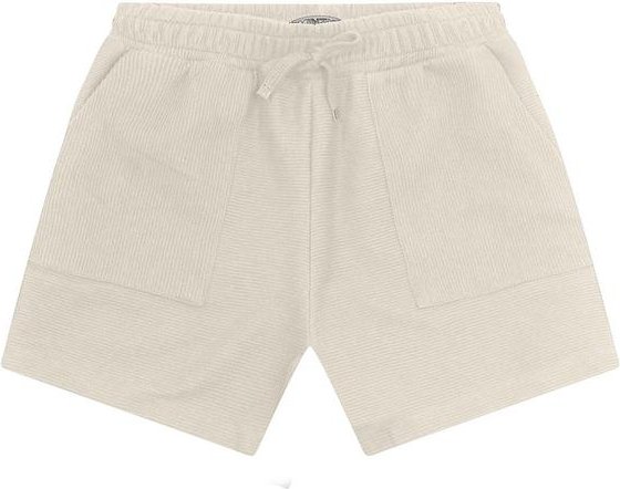 Shorts Juvenil Feminino em Moletinho Bege