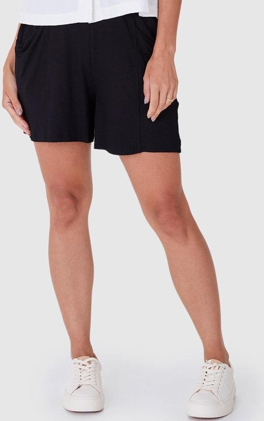 Imagem principal Shorts Preto Alfaiataria em Moletinho Malwee Malwee