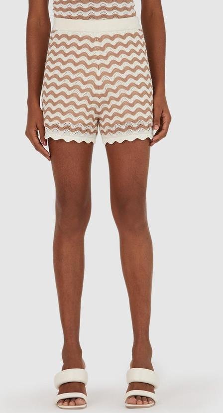 Imagem principal Shorts Tricô Feminino Bege Malwee Malwee