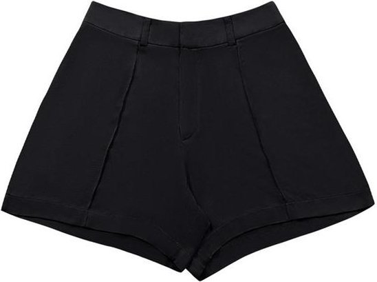 Shorts Viscose Lisa Preto