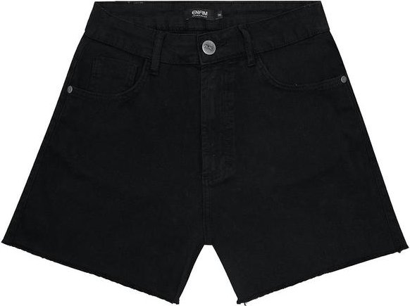 Imagem principal Shorts Mom em Sarja Preto Enfim Enfim