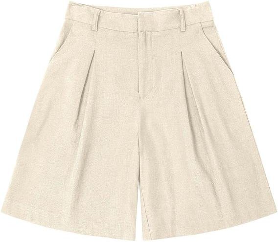 Imagem principal Bermuda Feminina em Linho com Bolsos Bege Endless Endless