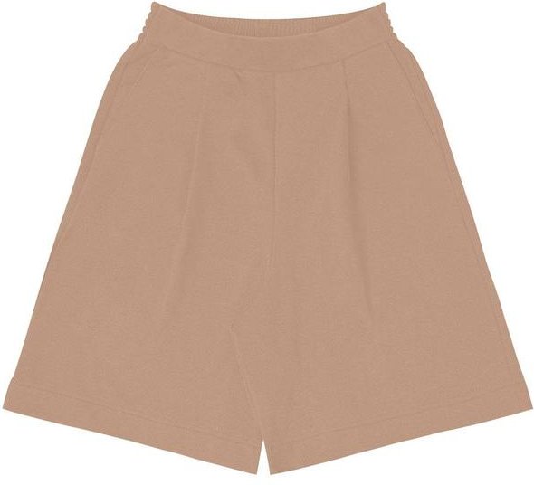 Imagem principal Bermuda Feminina em Moletinho Sarjado Marrom Rovitex Rovitex