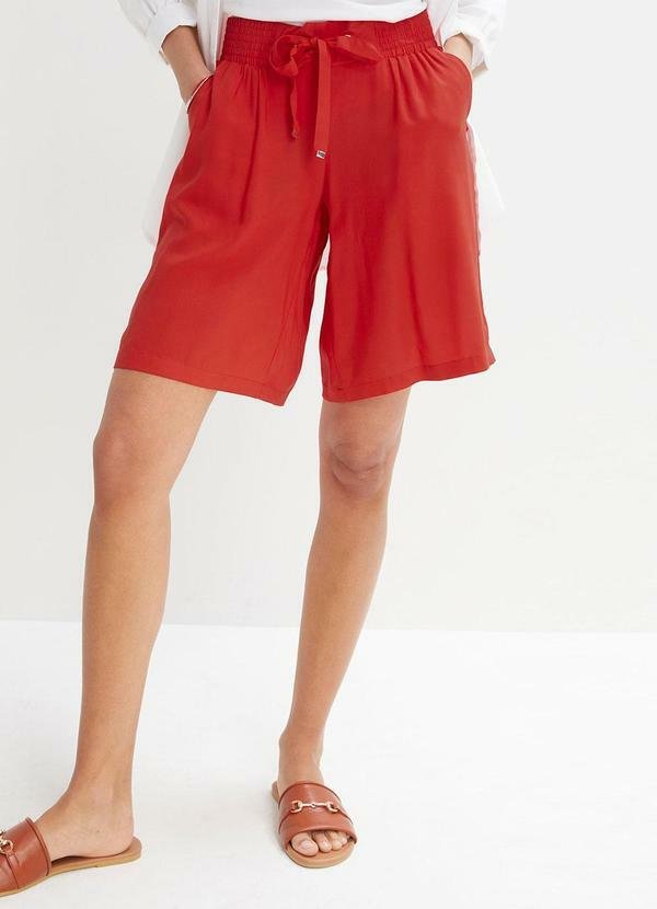 Imagem principal Short Vermelho em Viscose Plana bonprix bonprix