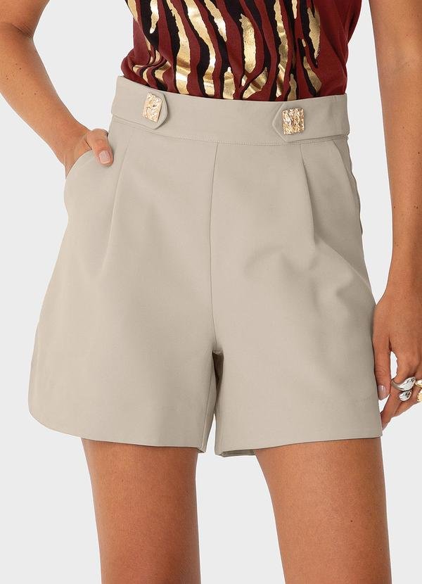 Imagem principal Shorts Evasê em Begaline Areia Enfim Enfim