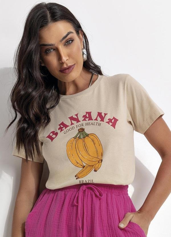 Imagem principal Blusa em Malha Bege Fakini Fakini