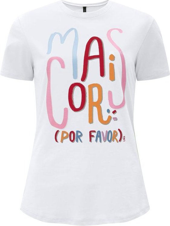 Imagem principal Camiseta Slim D em Meia Malha Penteada Branco Lunender Lunender