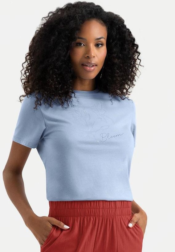 Imagem principal T-Shirt em Algodão Azul Claro Cativa Cativa