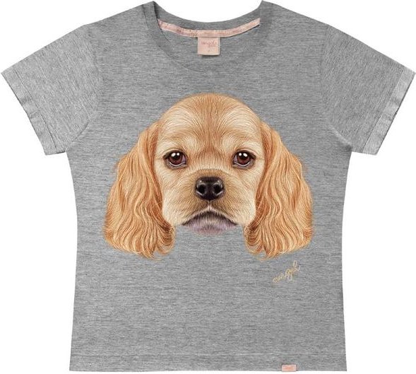 Imagem principal T-Shirt Pets Cinza Angel Angel