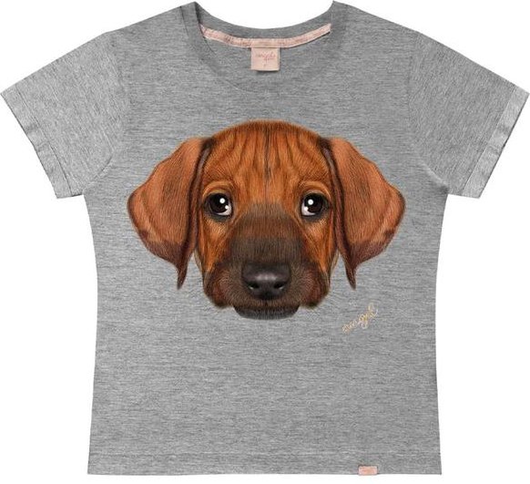 Imagem principal T-Shirt Pets Cinza Angel Angel