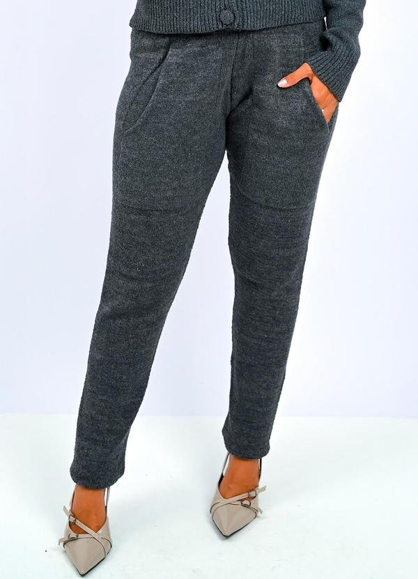 Imagem principal Calça Tricot Raissa Cinza Doce Tom Doce Tom