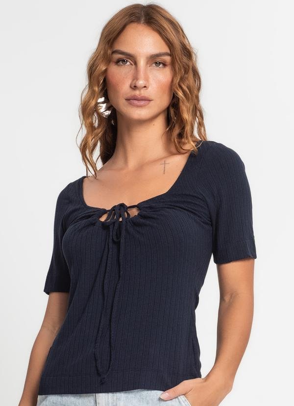 Blusa Ribana Feminina Azul