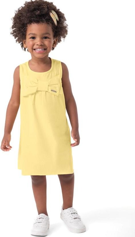 Imagem principal Vestido Amarelo Curto Amplo Menina Carinhoso Carinhoso