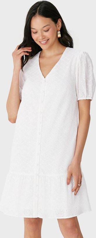 Imagem principal Vestido Amplo em Laíse Branco Malwee Malwee