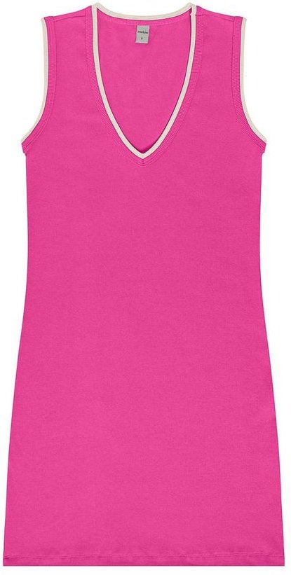 Vestido Curto em Ribana Rosa