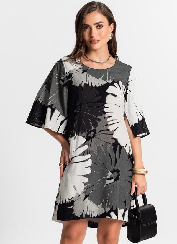 Imagem principal Vestido Curto Estampado Cinza Endless Endless