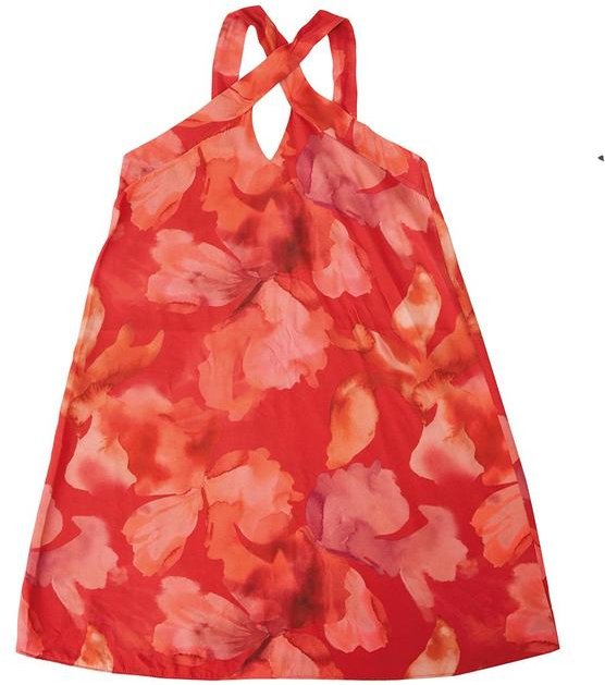 Imagem principal Vestido Curto Evasê Floral Vermelho Enfim Enfim
