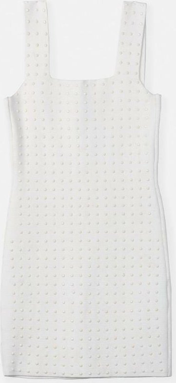 Imagem principal Vestido de Tricot com Strass Off White Authoria Authoria