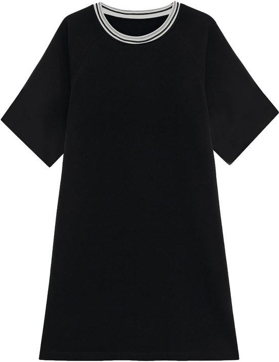 Vestido Evasê com Bolso Preto