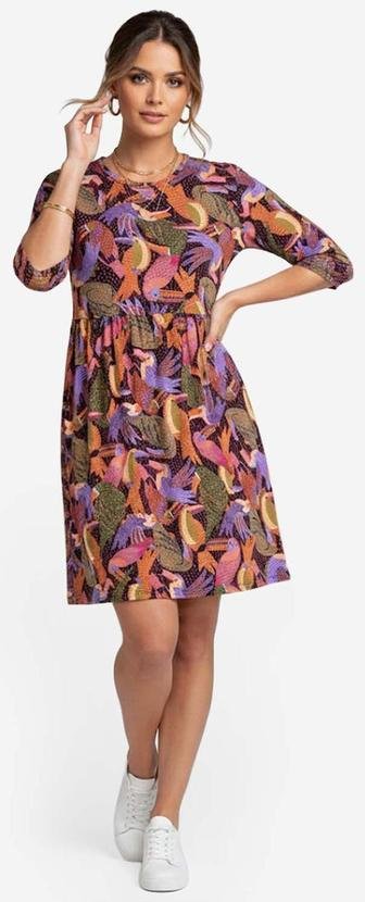 Imagem principal Vestido Feminino em Molecotton Vermelho INFINITA COR INFINITA COR