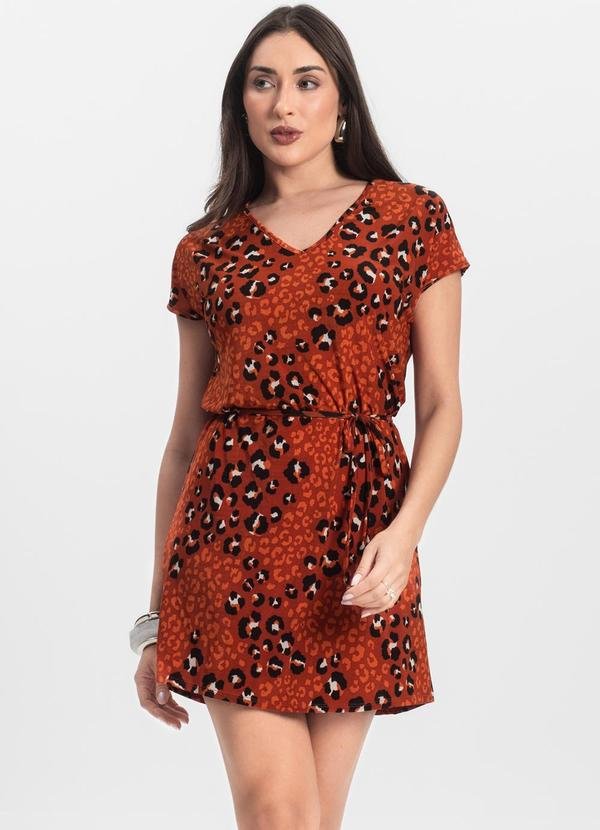 Imagem principal Vestido Feminino Liganete Laranja INFINITA COR INFINITA COR