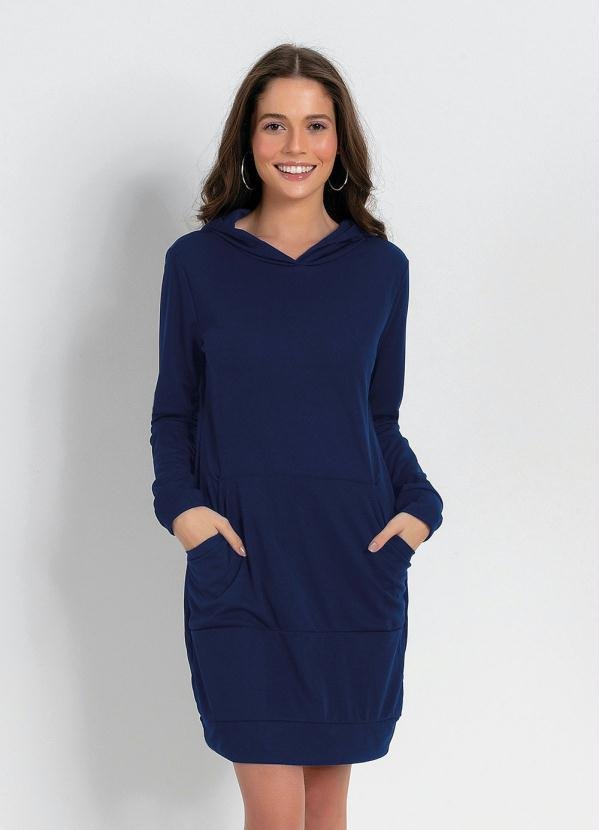 Imagem principal Vestido Marinho com Touca Moda Pop Moda Pop