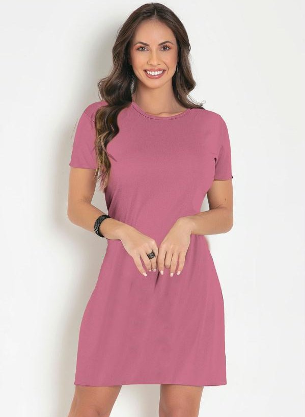 Imagem principal Vestido Soltinho Rosa Moda Pop Moda Pop