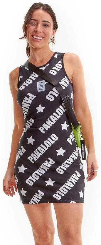 Imagem principal Vestido Curto Feminino Preto Pakalolo Pakalolo