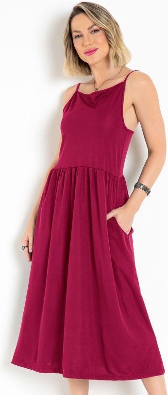 Imagem principal Vestido Vermelho em Malha Moda Pop Moda Pop