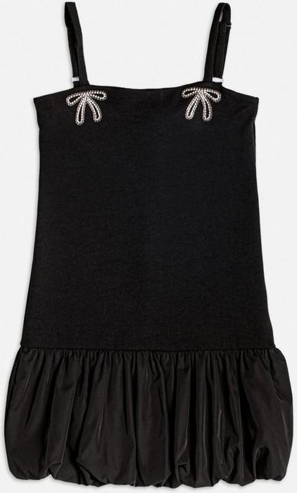 Imagem principal Vestido Balonê com Laços em Pedraria Preto Authoria Authoria