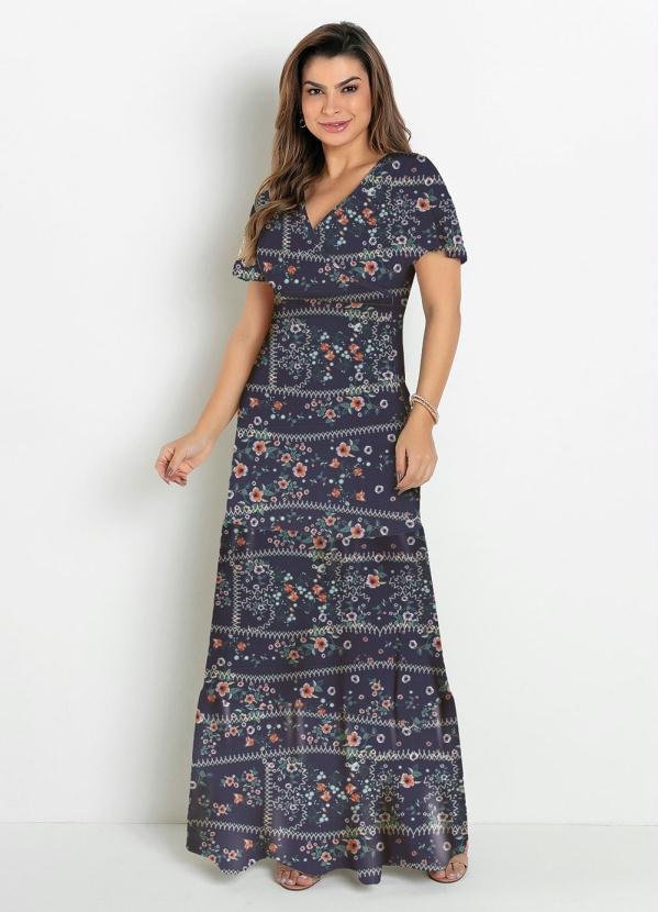 Imagem principal Vestido Camadas Floral Marinho Rosalie Rosalie