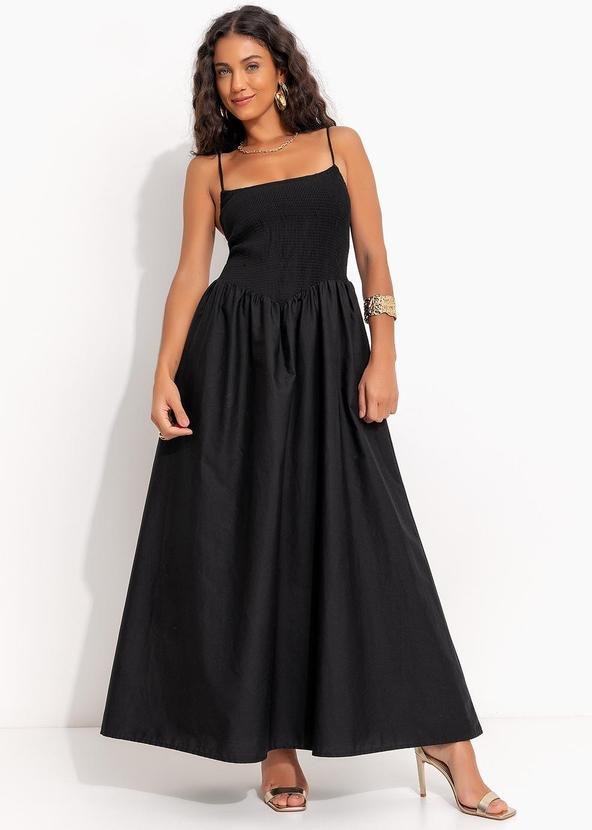 Imagem principal Vestido Corselet Lastex Preto FARM FARM