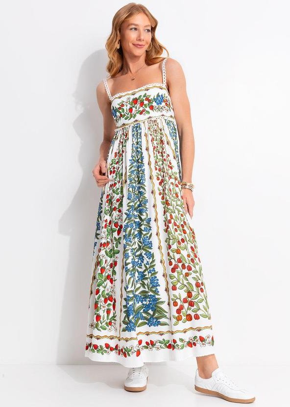 Vestido Cropped Amor de Fruta Off White