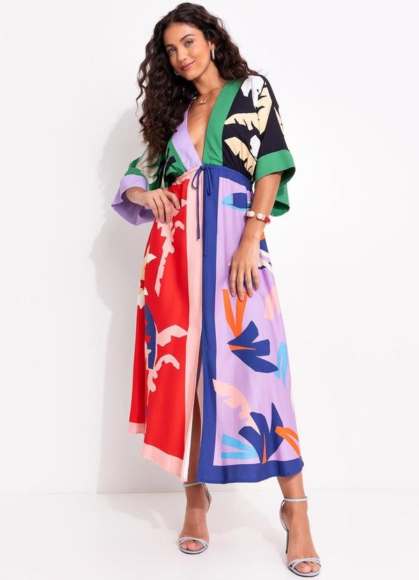 Vestido Cropped Lenço Brasil Verde