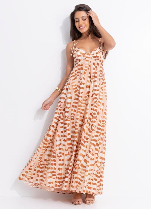 Vestido Longo Alça Espada de São Jorge Rosa