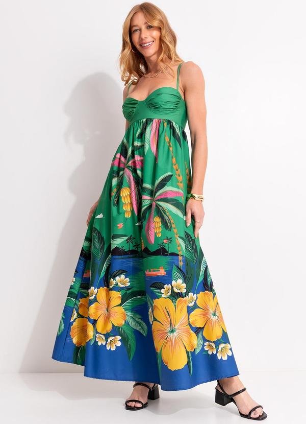 Vestido Longo Oasis Verde