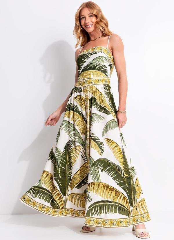 Vestido Longo Trancoso Bege