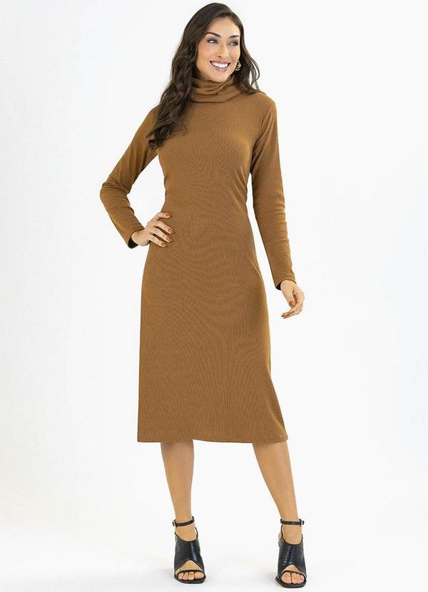 Imagem principal Vestido Adulto em Malha Canelada Bege Soft Bonni Soft Bonni