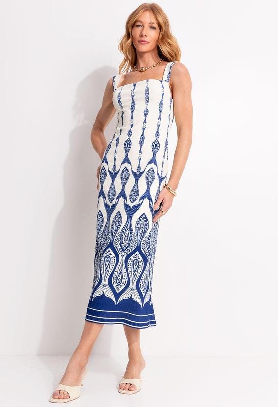 Imagem principal Vestido Alça Mar de Estrelas Off White FARM FARM