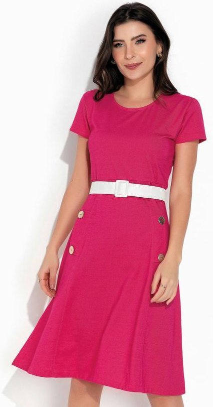 Imagem principal Vestido Andrezia Rosa Rosalie Rosalie