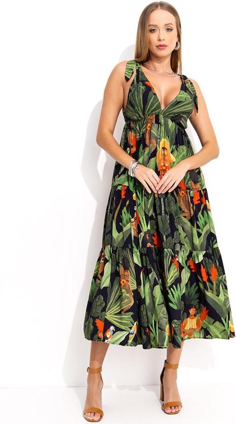 Imagem principal Vestido Cropped Beleza Tropcal Verde FARM FARM