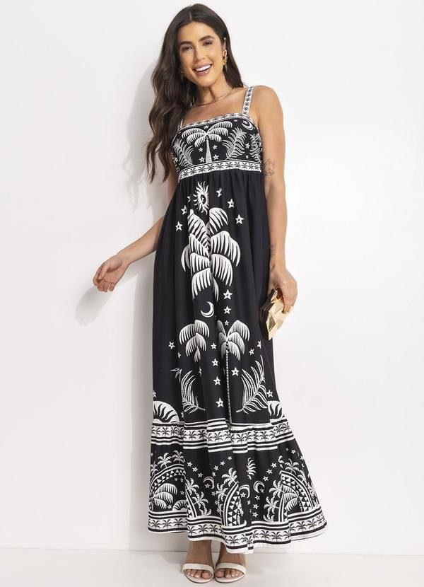 Imagem principal Vestido Cropped Coqueiral Preto FARM FARM