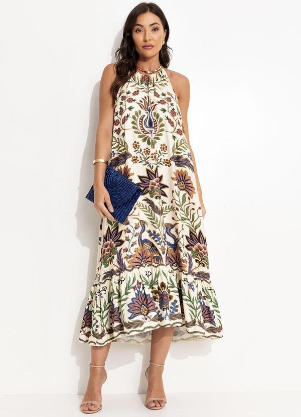 Imagem principal Vestido Cropped Jardim Maravilhoso Bege FARM FARM