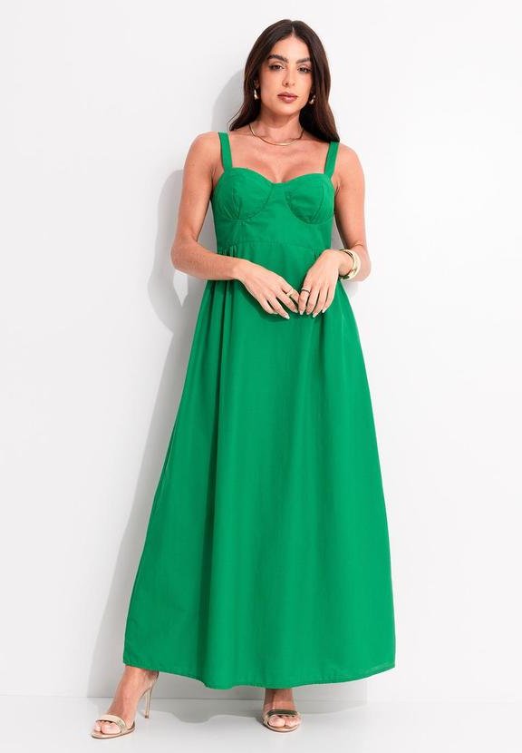 Vestido em Malha Verde