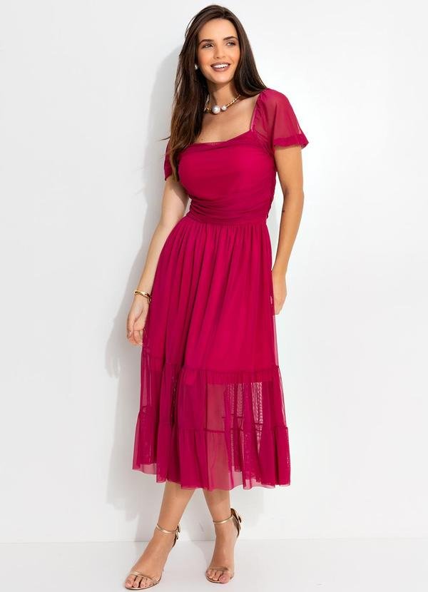 Imagem principal Vestido Magenta em Tule. Quintess Quintess