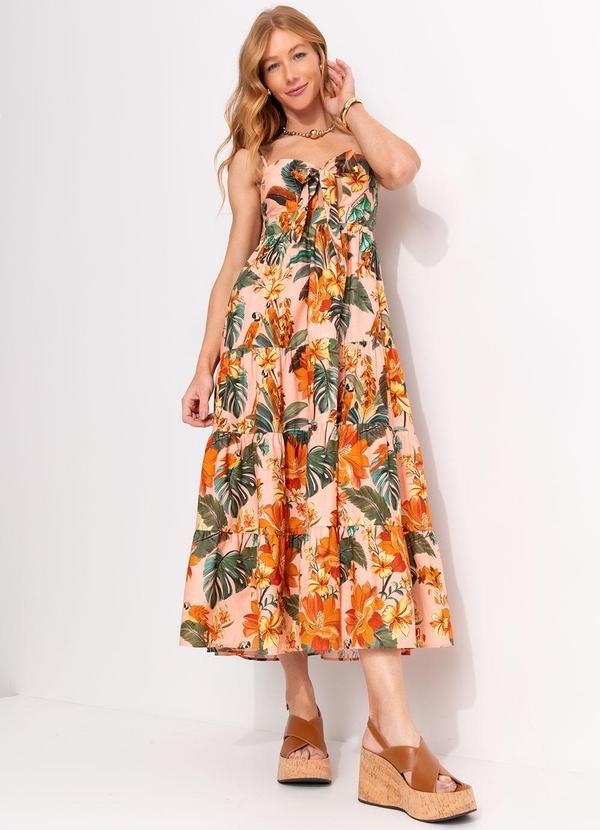 Vestido Marias Canto dos Pássaros Rosa